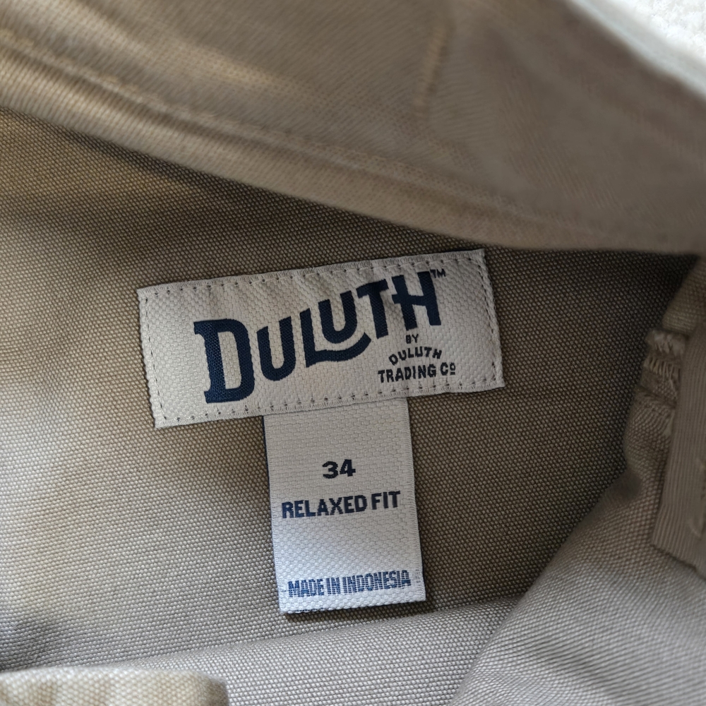 Duluth Trading Co Tan Flex Fire Hose Work Shorts - Picture 4 of 7